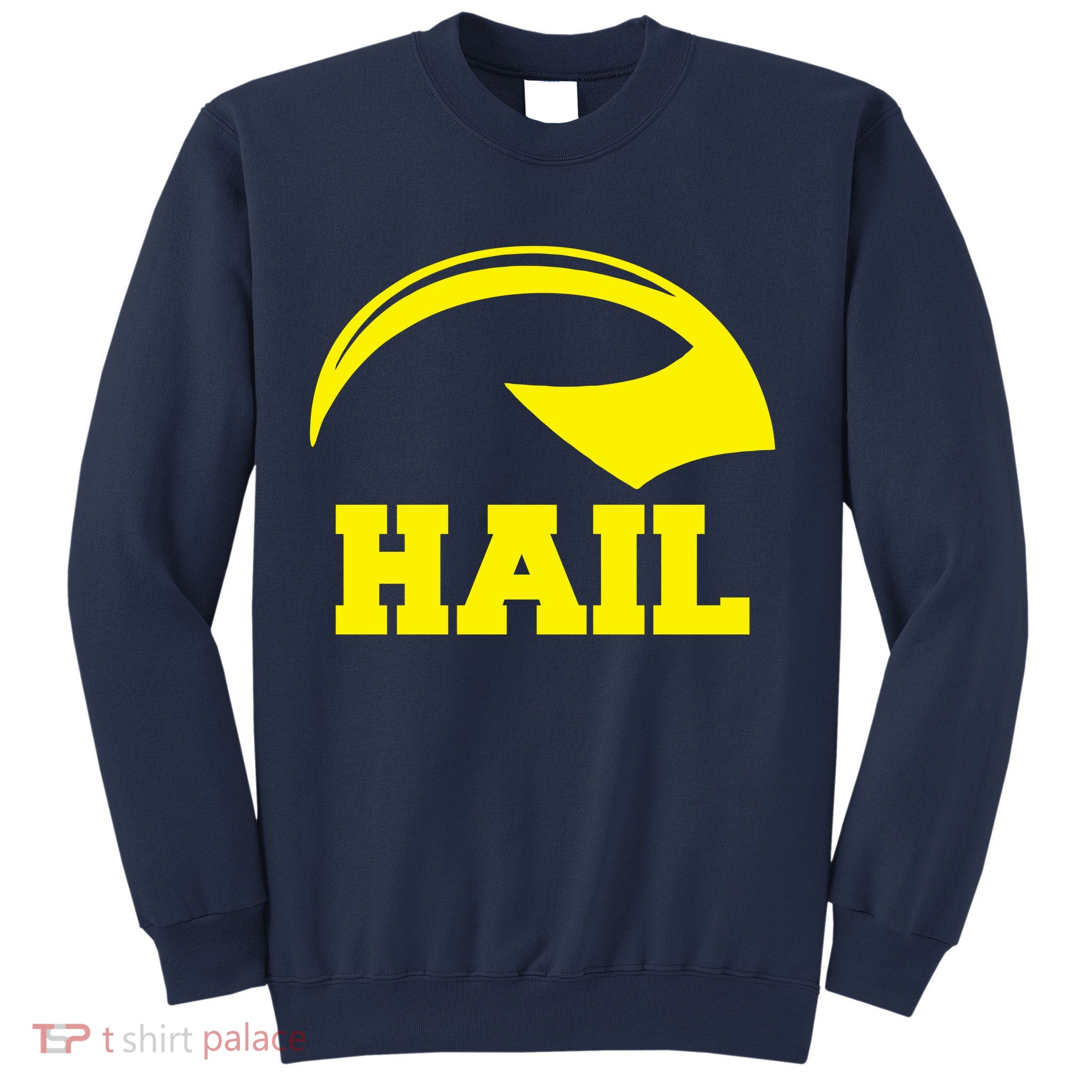 Hail Michigan Helmet Football Victors Sweatshirt
