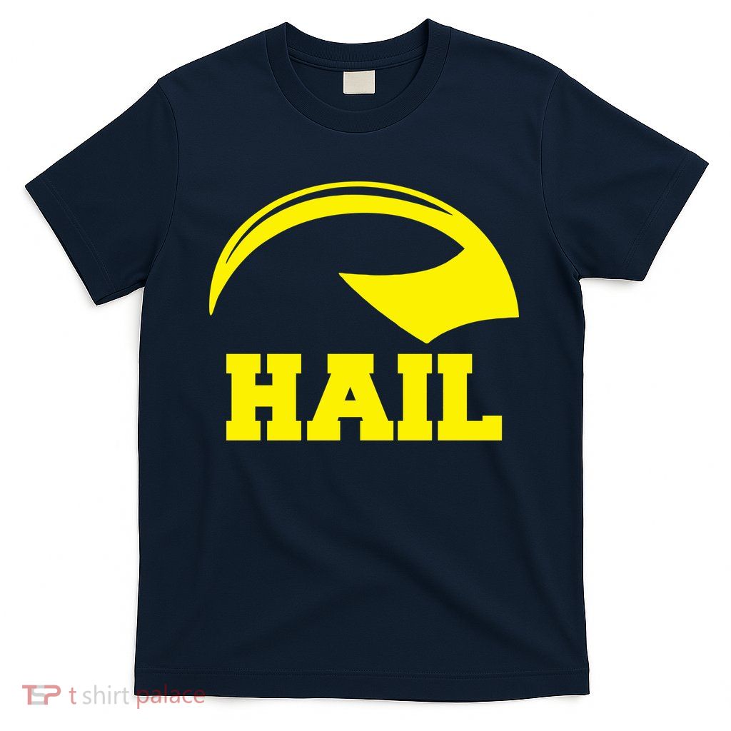 Hail Michigan Helmet Football Victors T-Shirt