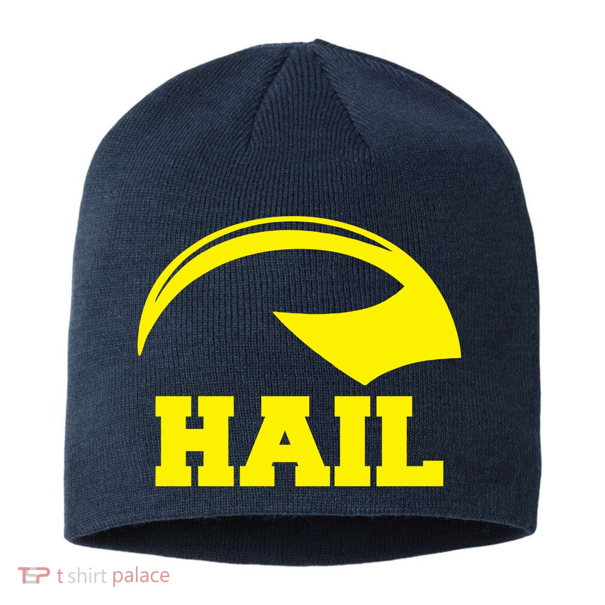 Hail Michigan Helmet Football Victors Sustainable Beanie