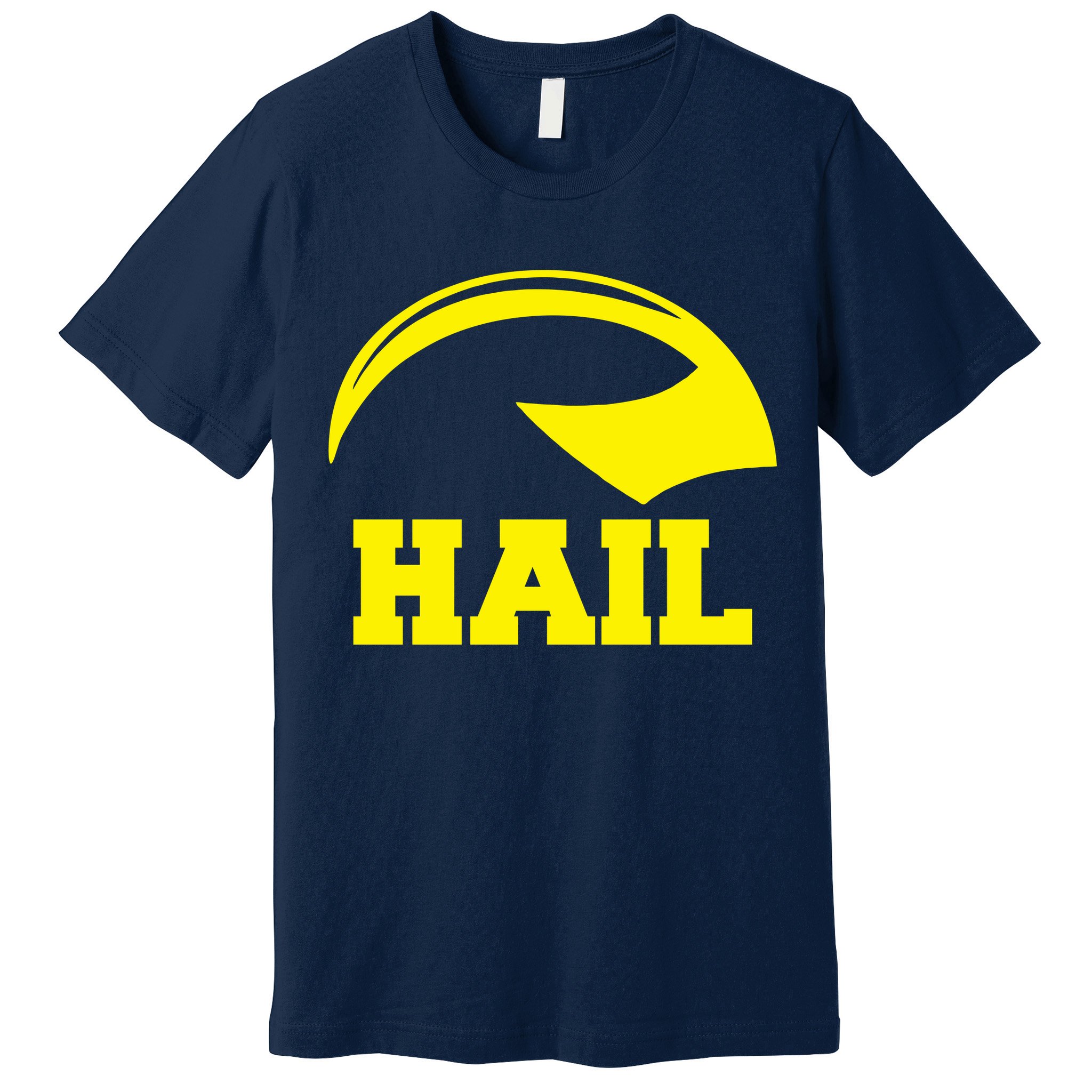 Hail Michigan Helmet Football Victors Premium T-Shirt