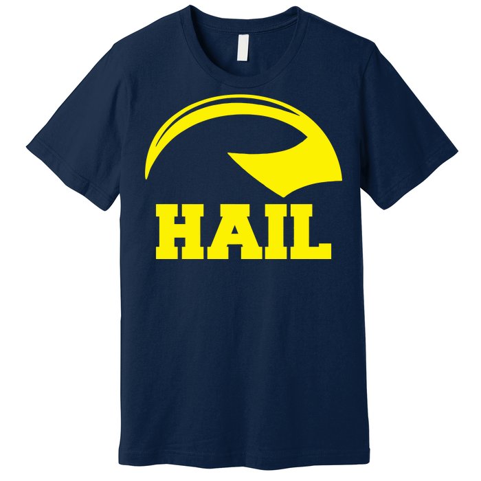 Hail Michigan Helmet Football Victors Premium T-Shirt