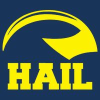 Hail Michigan Helmet Football Victors Baby Bodysuit