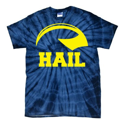 Hail Michigan Helmet Football Victors Tie-Dye T-Shirt