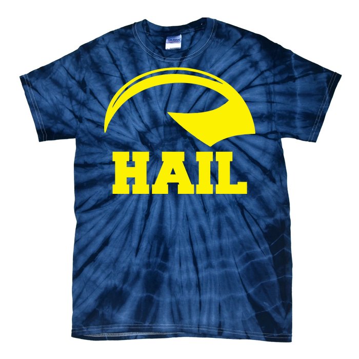 Hail Michigan Helmet Football Victors Tie-Dye T-Shirt