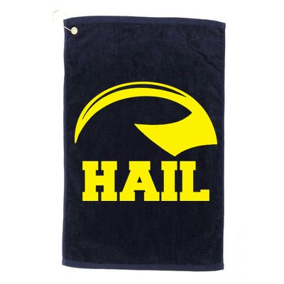 Hail Michigan Helmet Football Victors Golf Towel