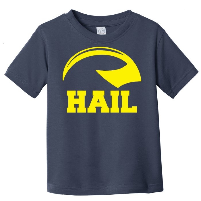 Hail Michigan Helmet Football Victors Toddler T-Shirt