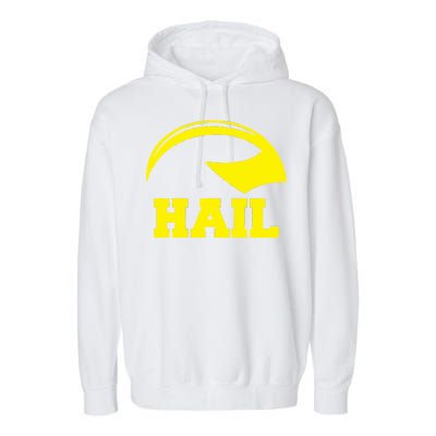 Hail Michigan Helmet Football Victors Garment-Dyed Fleece Hoodie