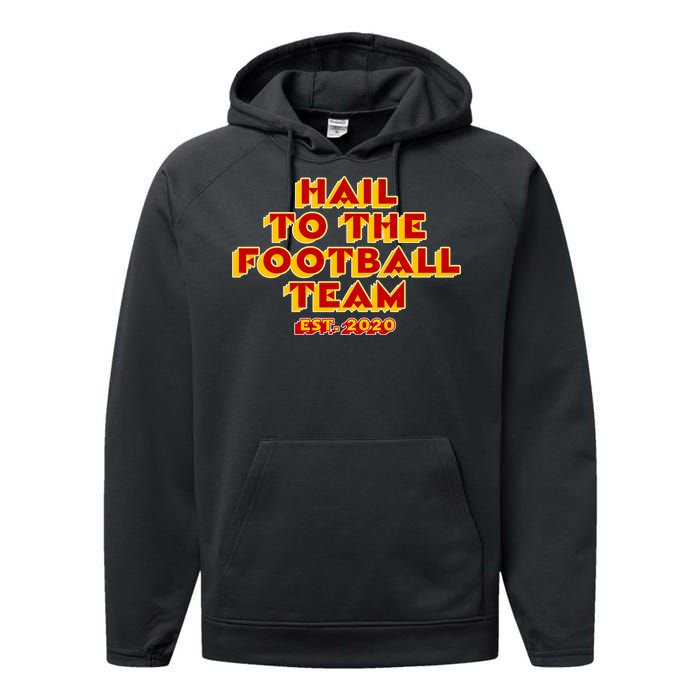 Hail To The Football Team 2020 Washington Fan Performance Fleece Hoodie