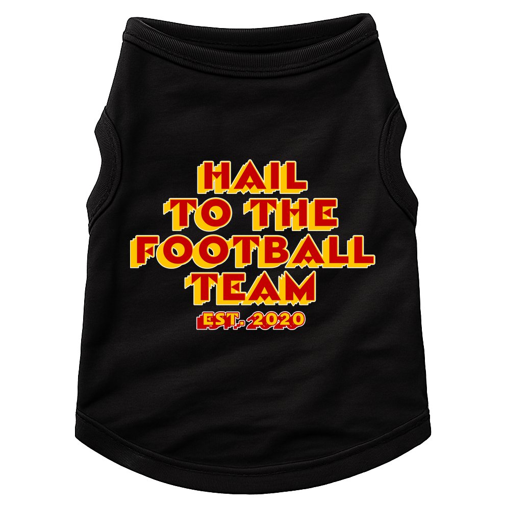 Hail To The Football Team 2020 Washington Fan Doggie Tank