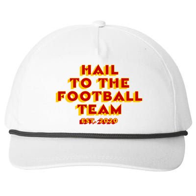 Hail To The Football Team 2020 Washington Fan Snapback Five-Panel Rope Hat