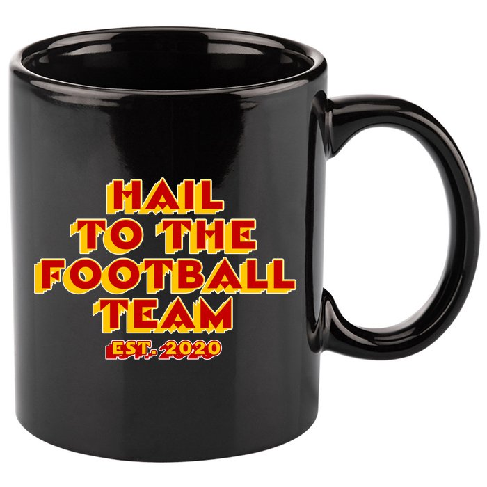 Hail To The Football Team 2020 Washington Fan 11oz C Handle Ceramic Mug
