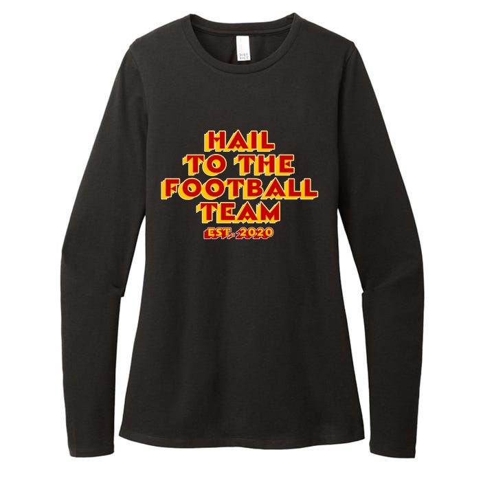 Hail To The Football Team 2020 Washington Fan Womens CVC Long Sleeve Shirt