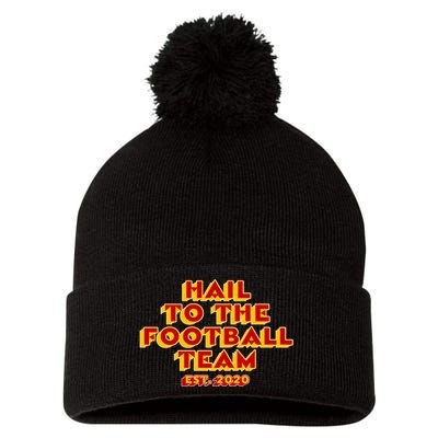 Hail To The Football Team 2020 Washington Fan Pom Pom 12in Knit Beanie