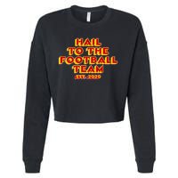 Hail To The Football Team 2020 Washington Fan Cropped Pullover Crew