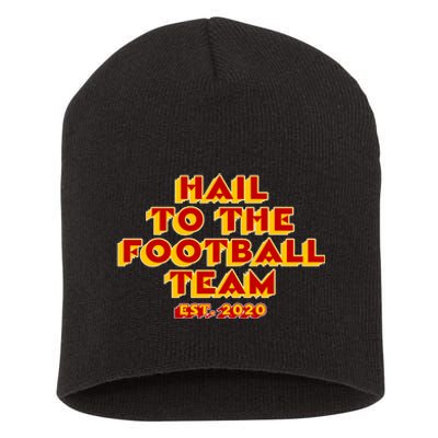 Hail To The Football Team 2020 Washington Fan Short Acrylic Beanie