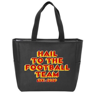 Hail To The Football Team 2020 Washington Fan Zip Tote Bag
