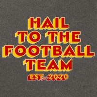Hail To The Football Team 2020 Washington Fan Cotton Canvas Backpack