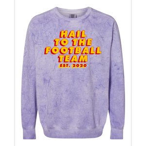 Hail To The Football Team EST 2020 Washington Football Colorblast Crewneck Sweatshirt