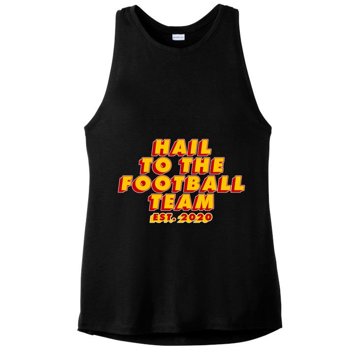 Hail To The Football Team EST 2020 Washington Football Ladies PosiCharge Tri-Blend Wicking Tank