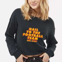 Hail To The Football Team EST 2020 Washington Football Cropped Pullover Crew