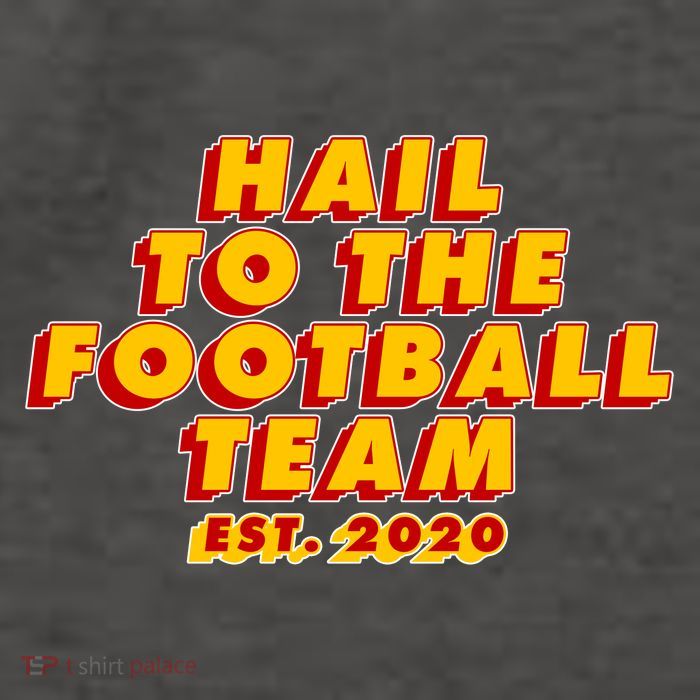 Hail To The Football Team EST 2020 Washington Football Vector Backpack