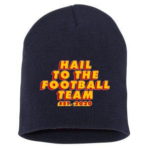 Hail To The Football Team EST 2020 Washington Football Short Acrylic Beanie