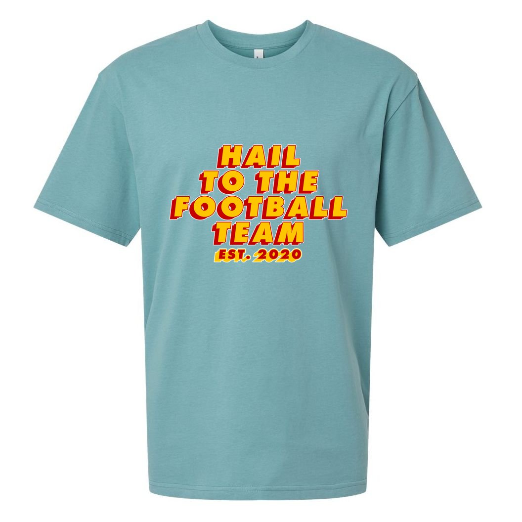 Hail To The Football Team EST 2020 Washington Football Sueded Cloud Jersey T-Shirt