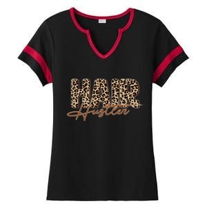 Hair Hustler Ladies Halftime Notch Neck Tee