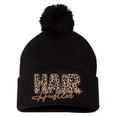 Hair Hustler Pom Pom 12in Knit Beanie