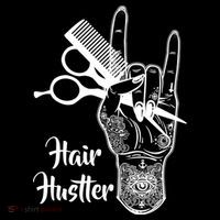 Hair Hustler Beauty Salon Button