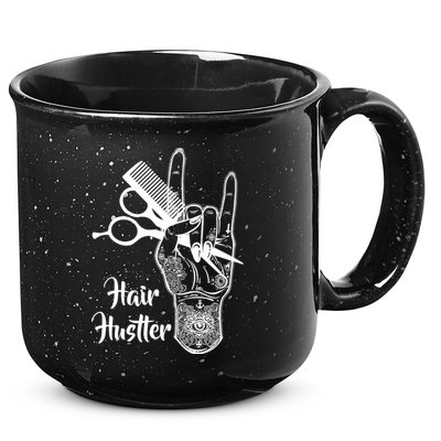 Hair Hustler Beauty Salon 15oz Campfire Ceramic Mug