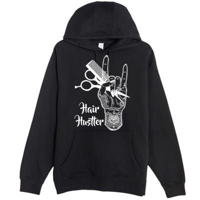 Hair Hustler Beauty Salon Premium Pullover Hoodie