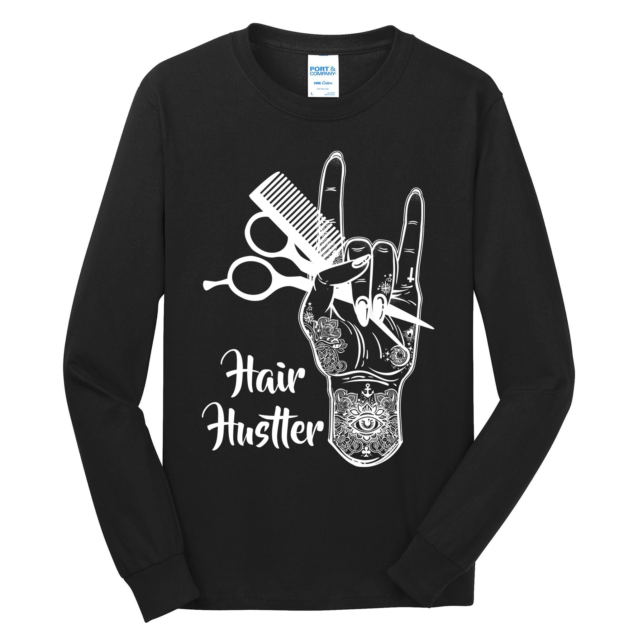 Hair Hustler Beauty Salon Tall Long Sleeve T-Shirt