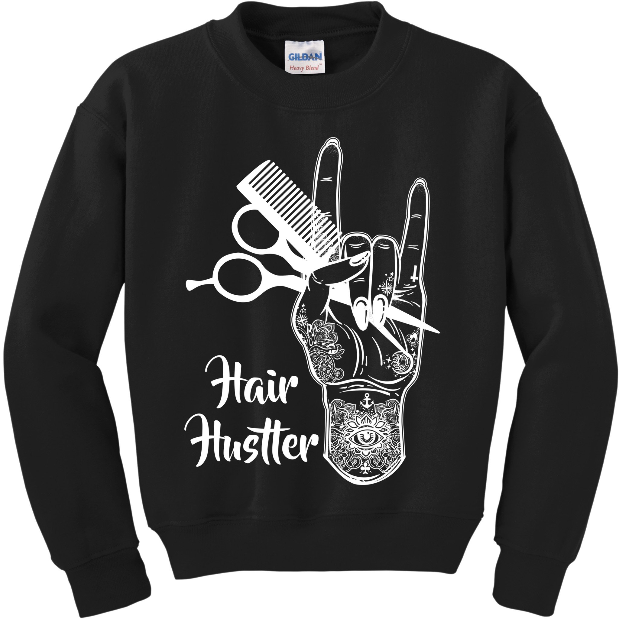 Hair Hustler Beauty Salon Kids Sweatshirt