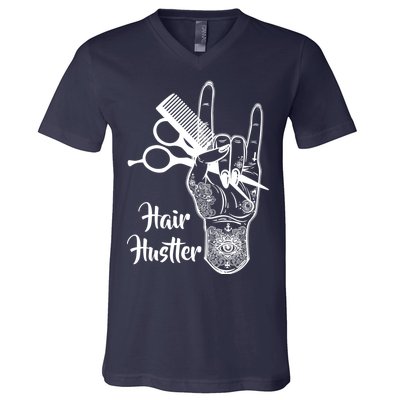 Hair Hustler Beauty Salon V-Neck T-Shirt