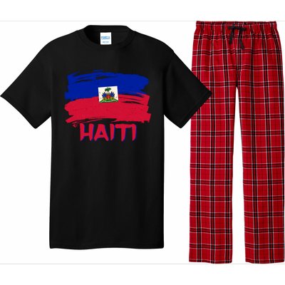 Haiti Distressed Painted Flag Pajama Set