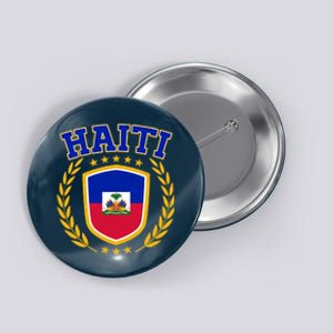 Haiti Flag Crest Shield Logo Button