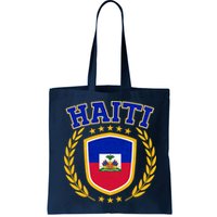 Haiti Flag Crest Shield Logo Bag