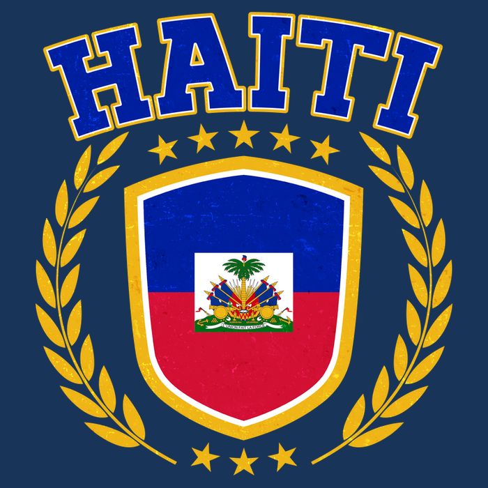 Haiti Flag Crest Shield Logo Bag