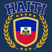 Haiti Flag Crest Shield Logo Toddler Sweatshirt