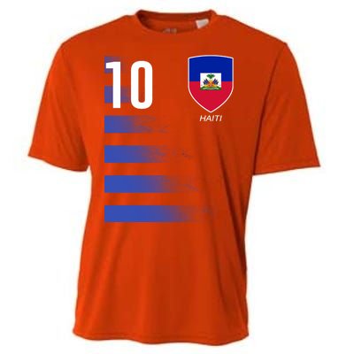 Haiti Football Soccer Futbol Jersey Cooling Performance Crew T-Shirt