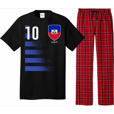 Haiti Football Soccer Futbol Jersey Pajama Set