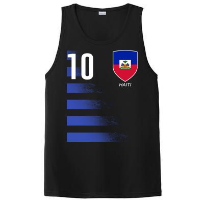 Haiti Football Soccer Futbol Jersey PosiCharge Competitor Tank