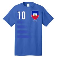 Haiti Football Soccer Futbol Jersey Tall T-Shirt