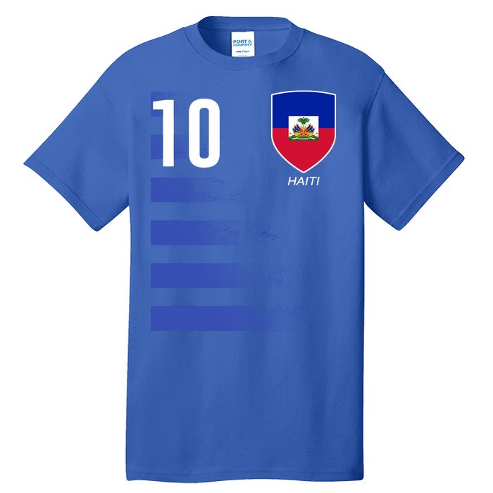 Haiti Football Soccer Futbol Jersey Tall T-Shirt