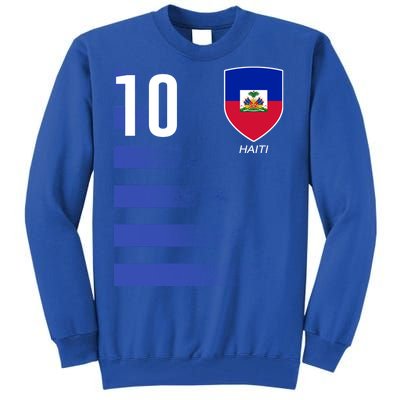 Haiti Football Soccer Futbol Jersey Tall Sweatshirt