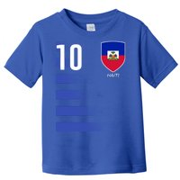 Haiti Football Soccer Futbol Jersey Toddler T-Shirt