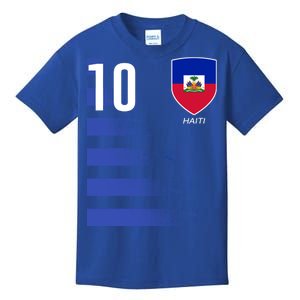 Haiti Football Soccer Futbol Jersey Kids T-Shirt