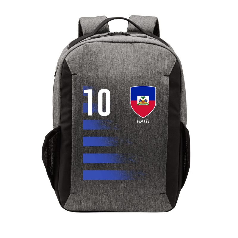 Haiti Football Soccer Futbol Jersey Vector Backpack