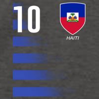 Haiti Football Soccer Futbol Jersey Vector Backpack
